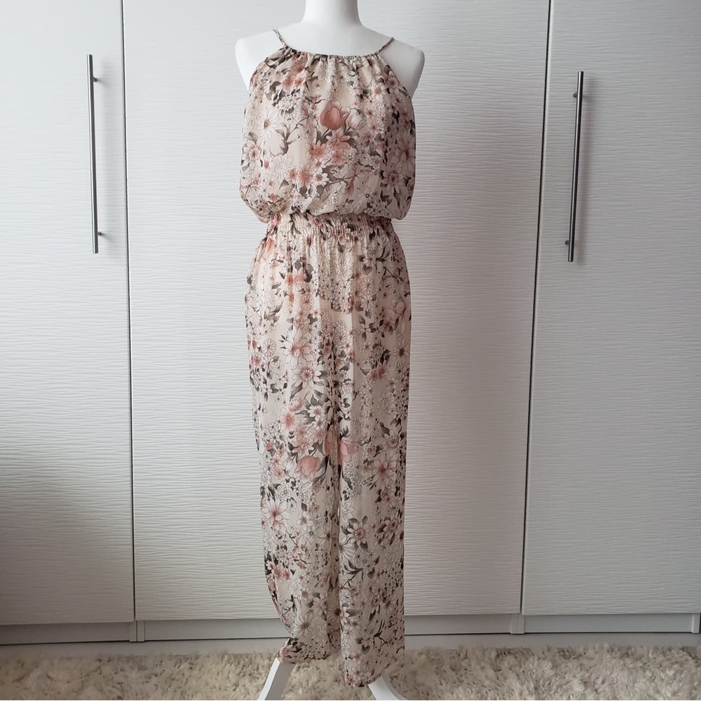 Sweet Storm Light Pink Floral Romper